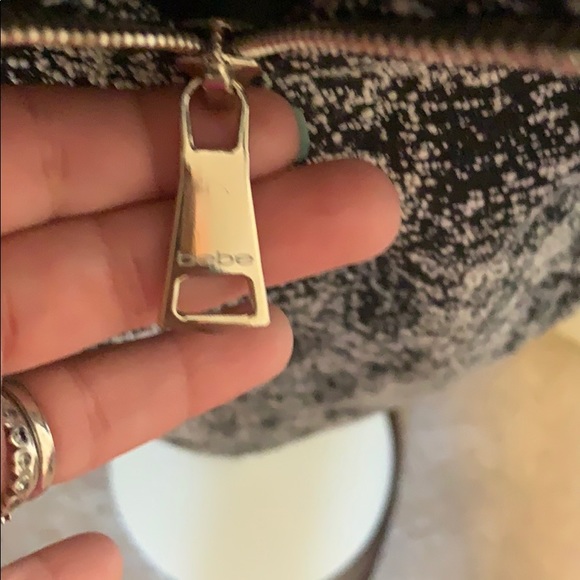 Bebe peplum waisted zippered front dress sz 2 - Picture 6 of 7